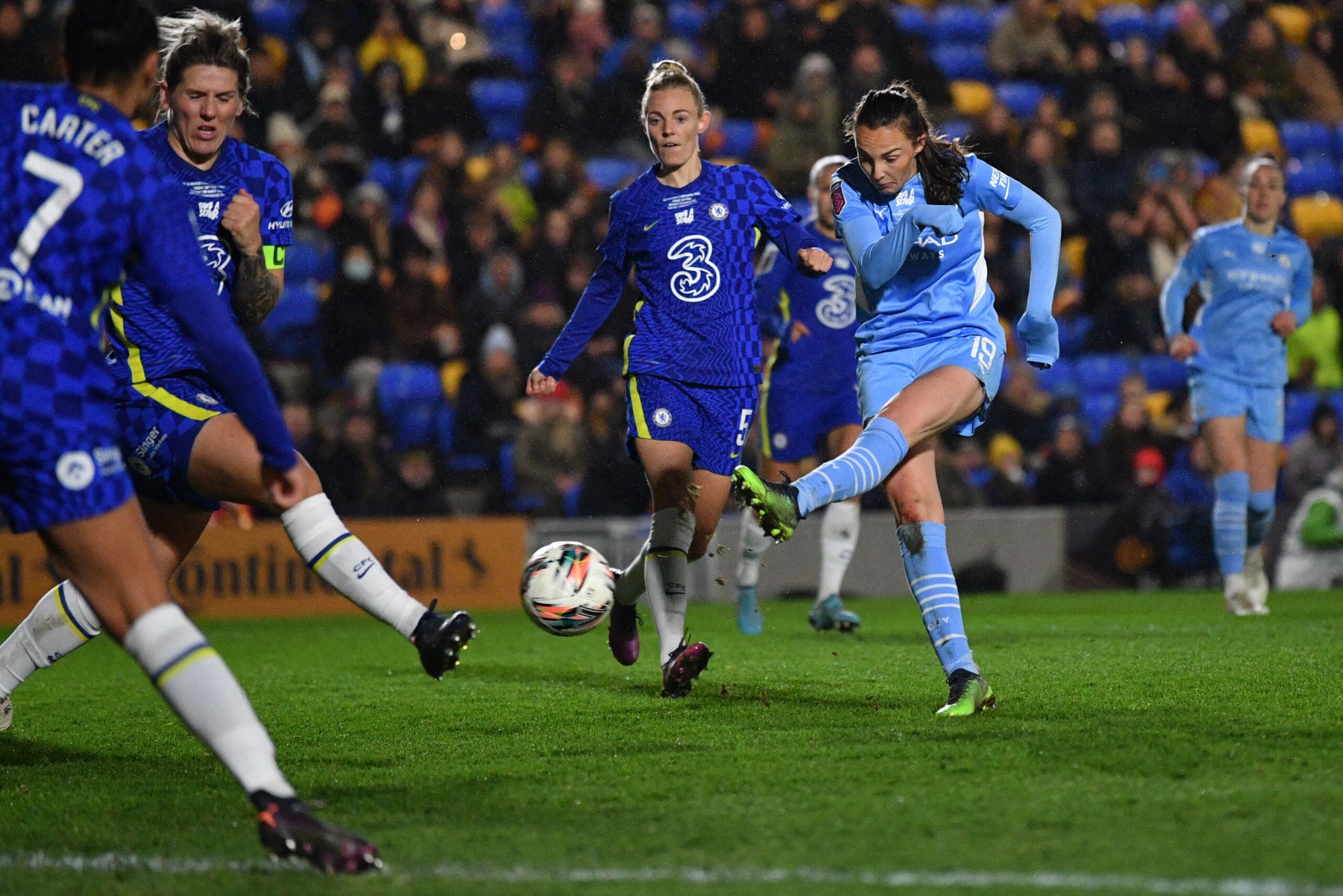 Chelsea Women sofre a virada do Man City Women e perde a final da Conti ...